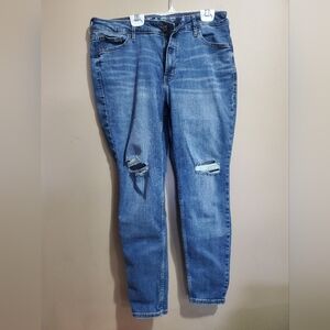 Old Navy Rockstar Super Skinny Blue Jeans Size 14 Short